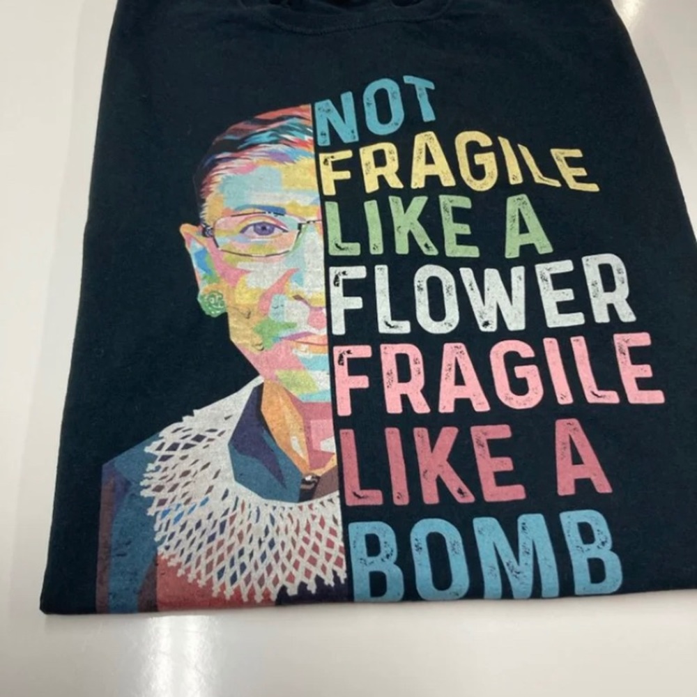 Ruth B. Ginsberg "Not Fragile" Tee Xl - image 6